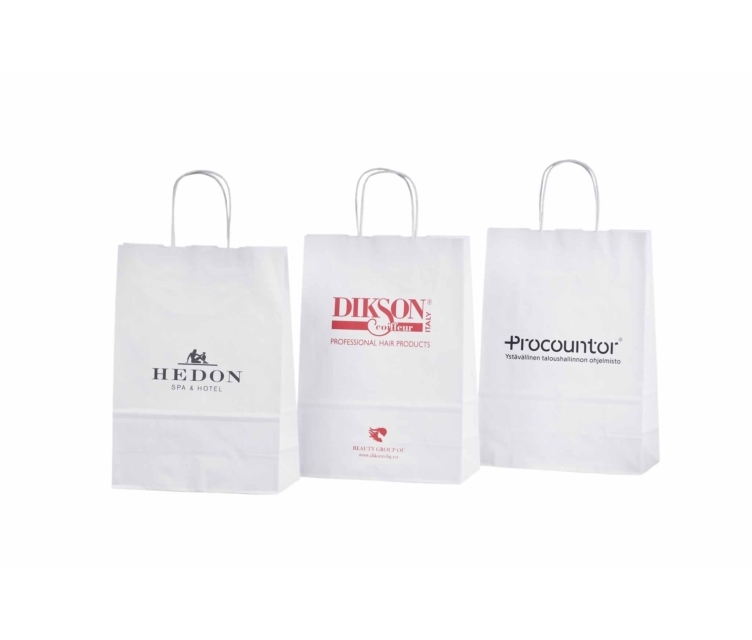 hvide papirsposer med pesonlig tryk334