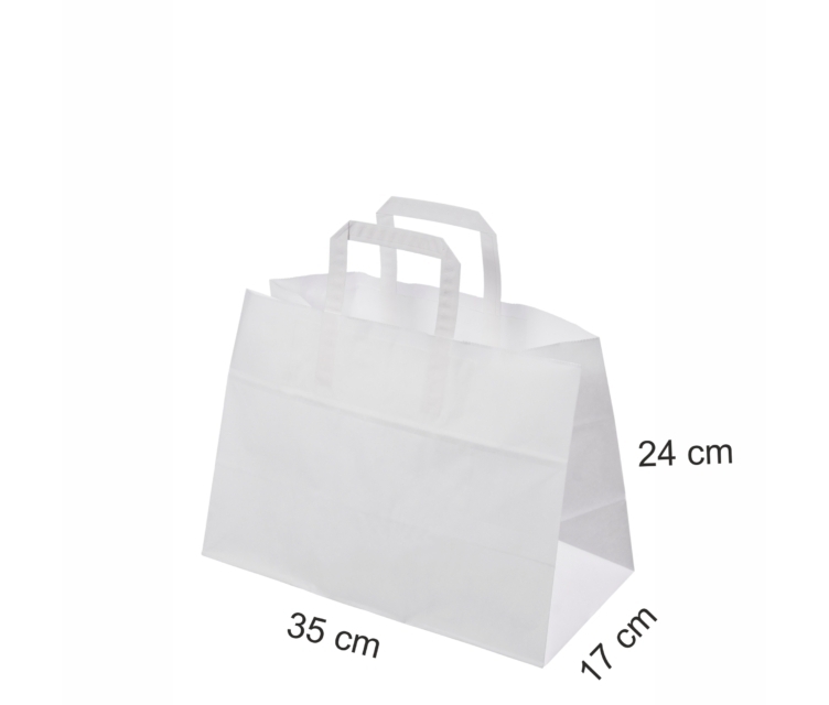 Take away papirsposer med logo tryk1