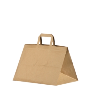 brun take away papirspose 35x23x25 cm_456