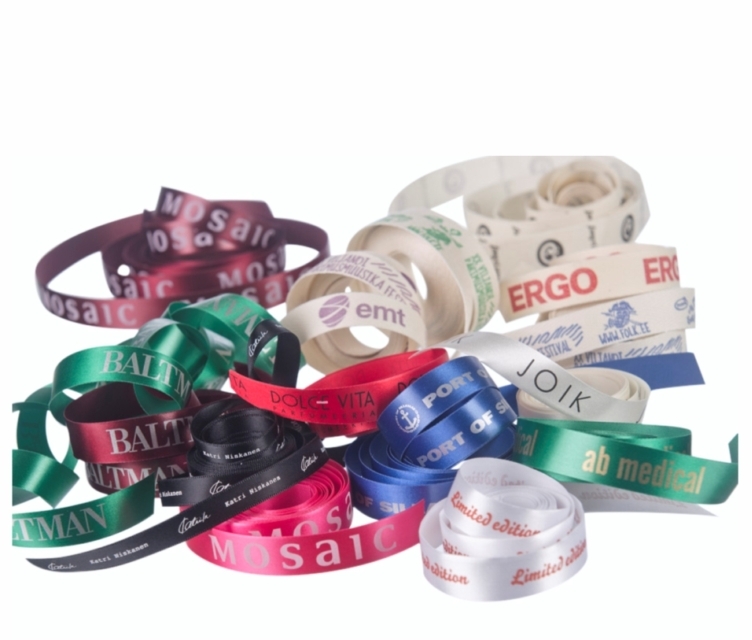 Satinbånd med personligt tryk 32