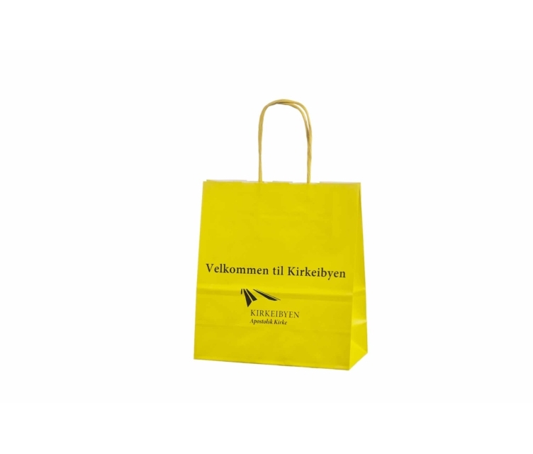 gule papirsposer med logo og tryk3