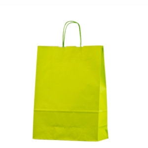 Lysegrønne papirsposer med tryk  eller logo 9