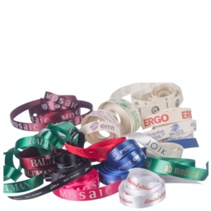 Satinbånd med personligt tryk 4