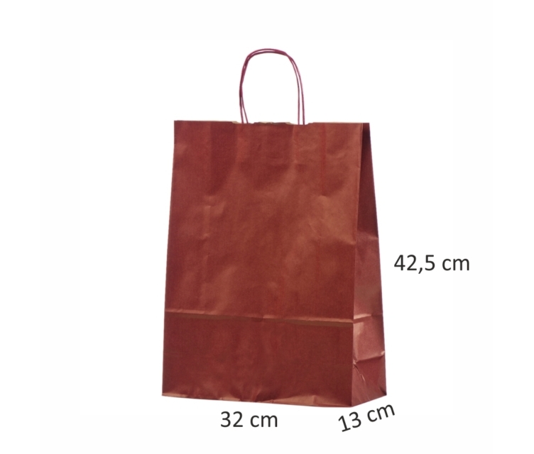 mørkerøde papirsposer med tryk117