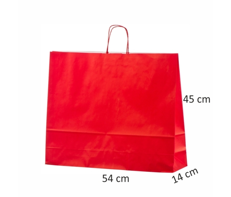 Røde papirsposer med hank32457