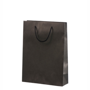 sort håndlavet øko-papirspose af genanvendt papir 71