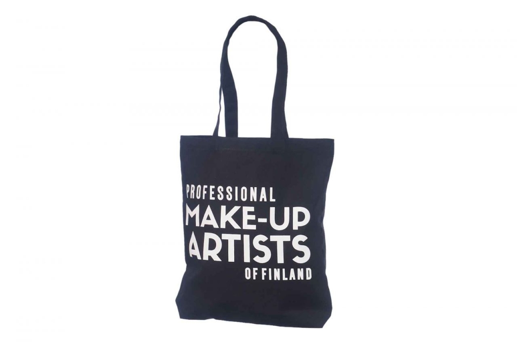 Sort mulepose i bomuld med ekstra styrke Størrelse 39×41+8 cm