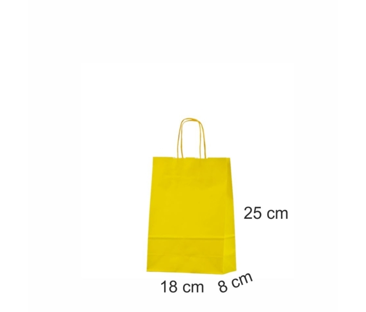 gule papirsposer med snoet hank91216