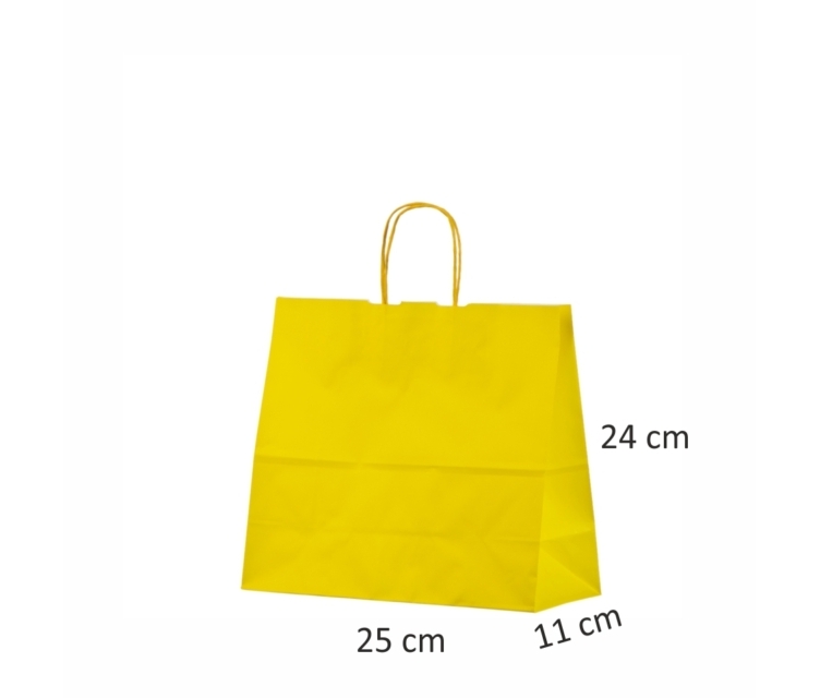 gule papirsposer med snoet hank91212