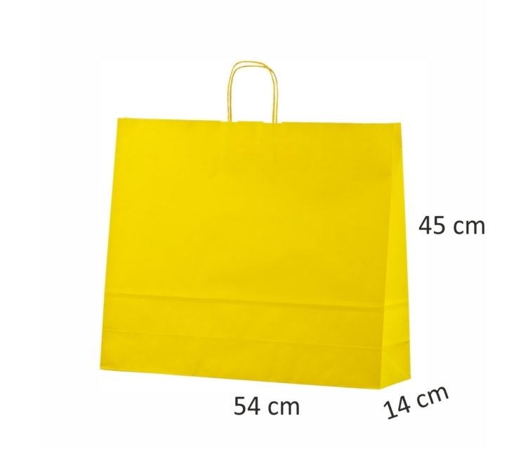 gule papirsposer med snoet hank914