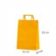 orange papirsposer med flad håndtag 3343