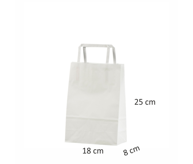 Hvide papirsposer med flad hank5