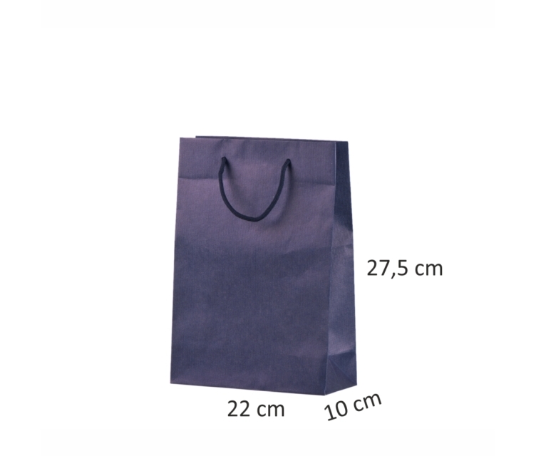 Blå håndlavede poser i kraftpapir1