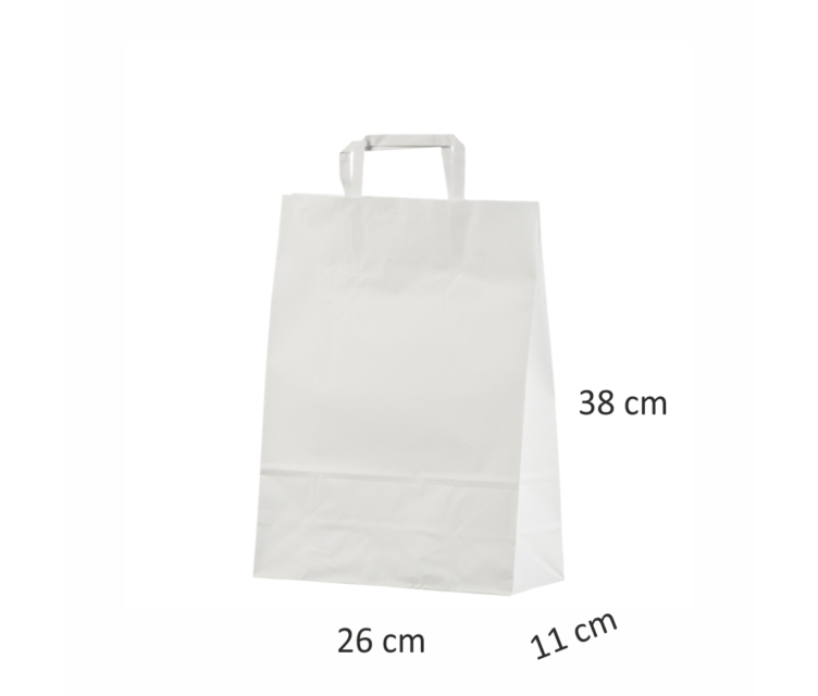 Hvide papirsposer med flad hank2