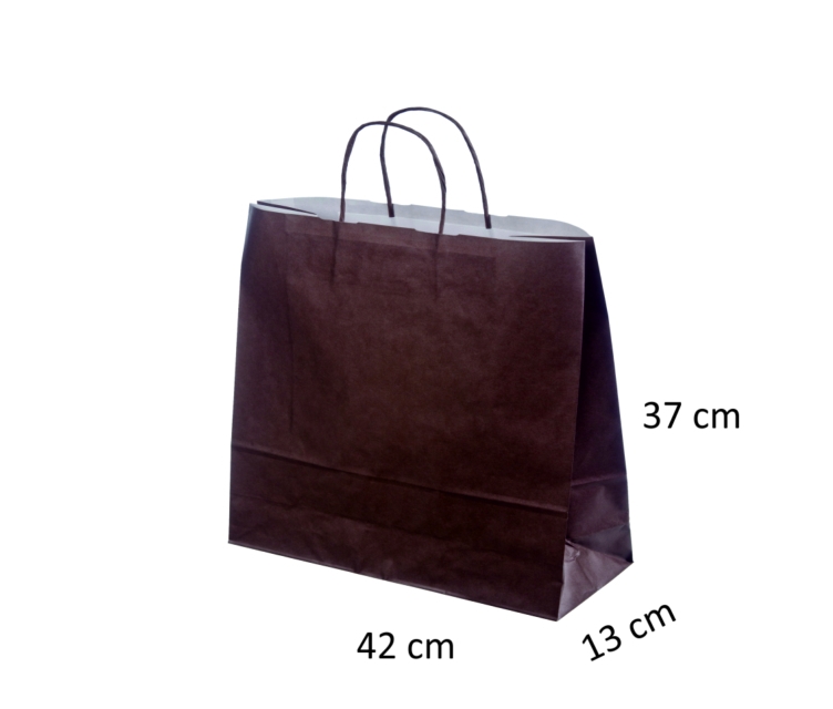 Mørkebrune papirsposer