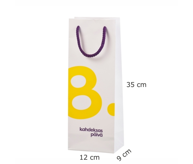 Håndlavet papirspose med personligt tryk14