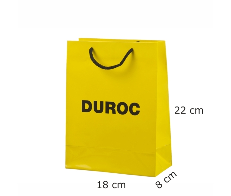 Håndlavet papirspose med personligt tryk12