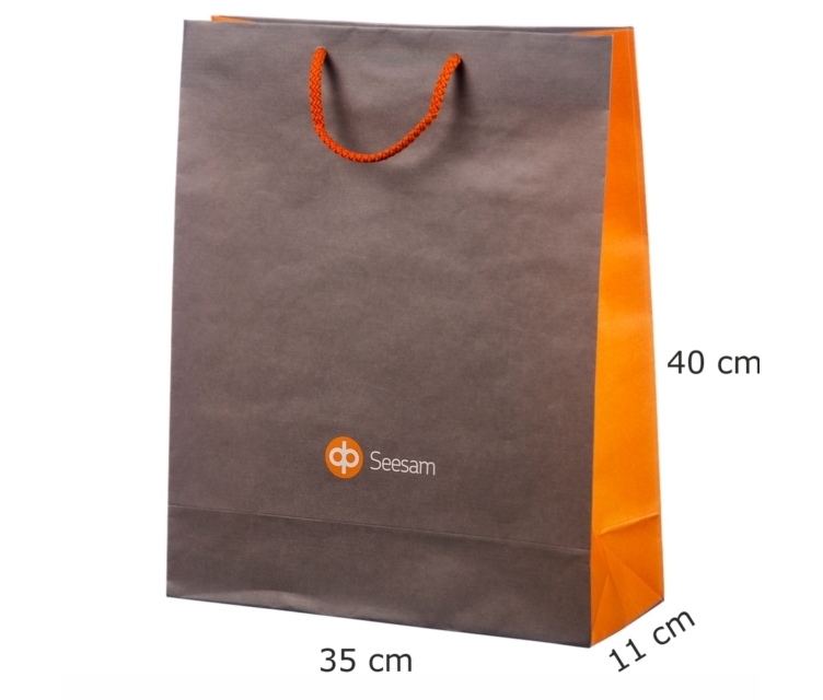 Stor håndlavet papirspose i høj kvalitet111