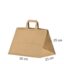 Brun takeaway-papirspose- 35x23x25 cm