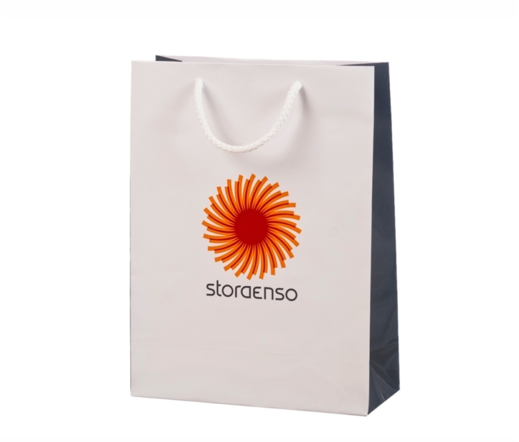 Stor håndlavet papirspose i høj kvalitet (A3)