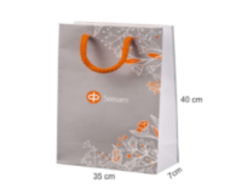 Exklusiva handgjorda papperskassar med tryck i A3-storlek_35x7x40Ex