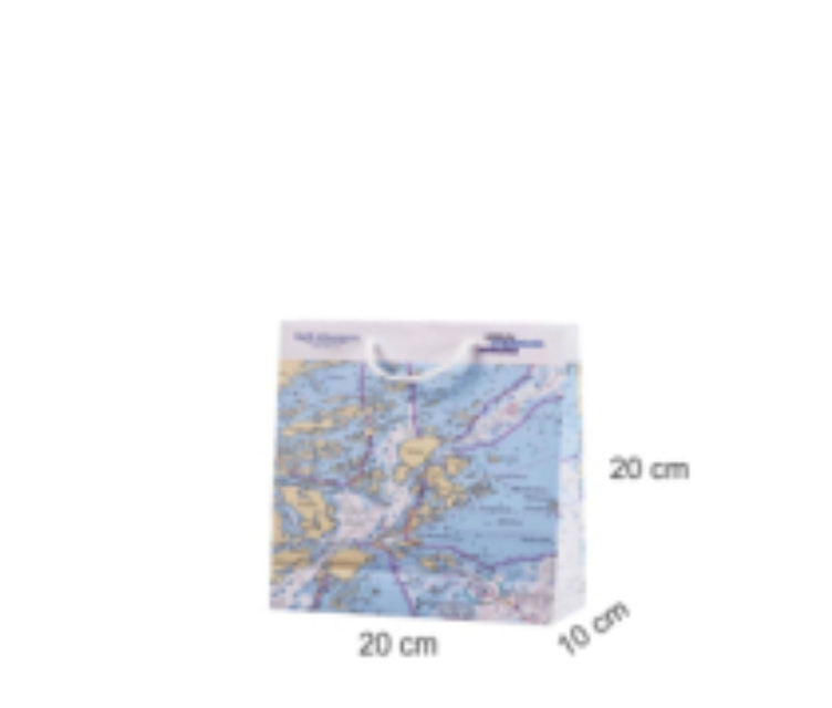 Exklusiva handgjorda papperskassar med tryck i A4-storlek_20x10x20 cm