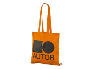 Orange mulepose i økologisk bomul1