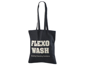 Sort mulepose i bomuld med logo51