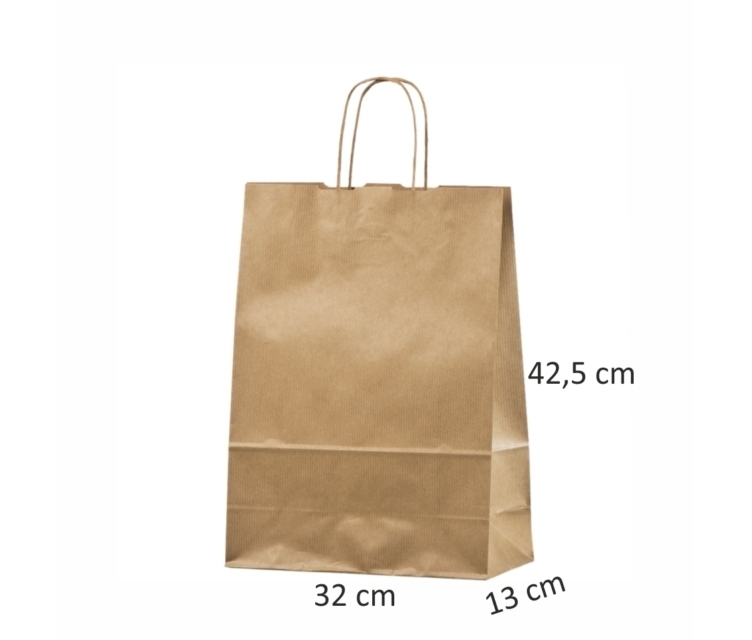 Brune papirsposer32x13x42.5 cm