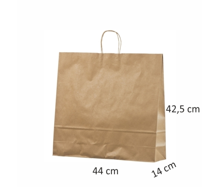 Brune papirsposer44x14x42.5 cm