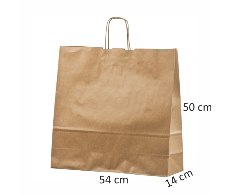 Brune papirsposer54x14x50 cm