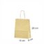 Beige papirsposer med tryk 224