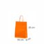 orange papirsposer med snoet hank1116