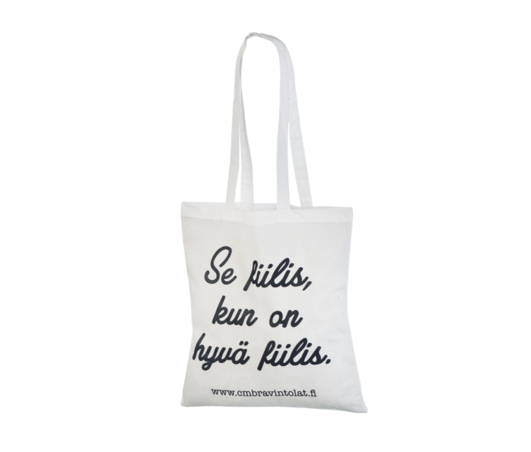 Hvid mulepose i 100% bomuld