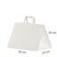 Hvid takeaway-papirspose –  35x17x24,5 cm